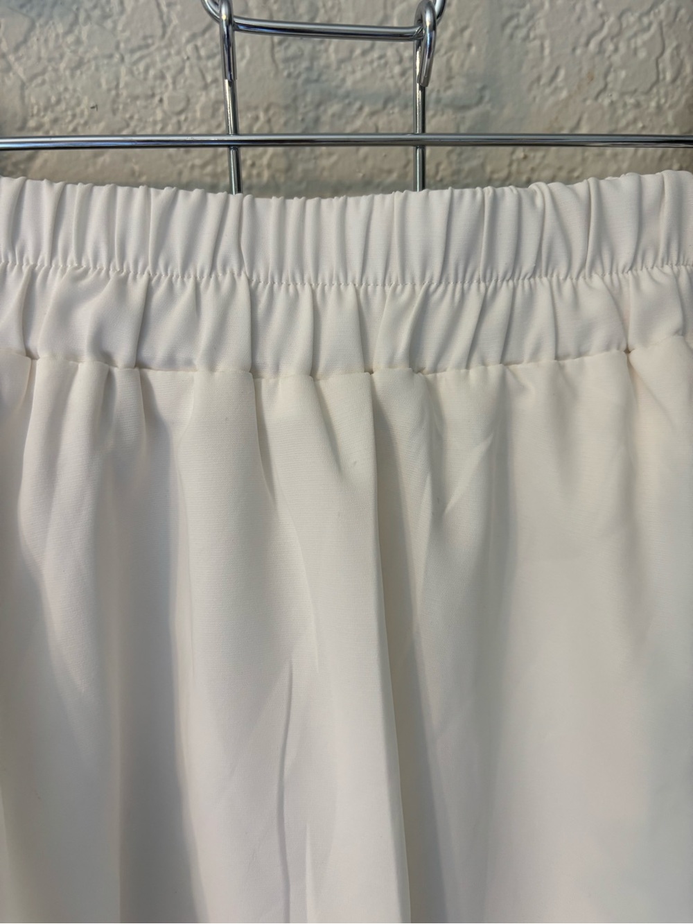 ADVIDLOVE babydoll, Coquette, White Ruffle Hem Circle Skirt with Elastic Waist - Picture 5 of 9